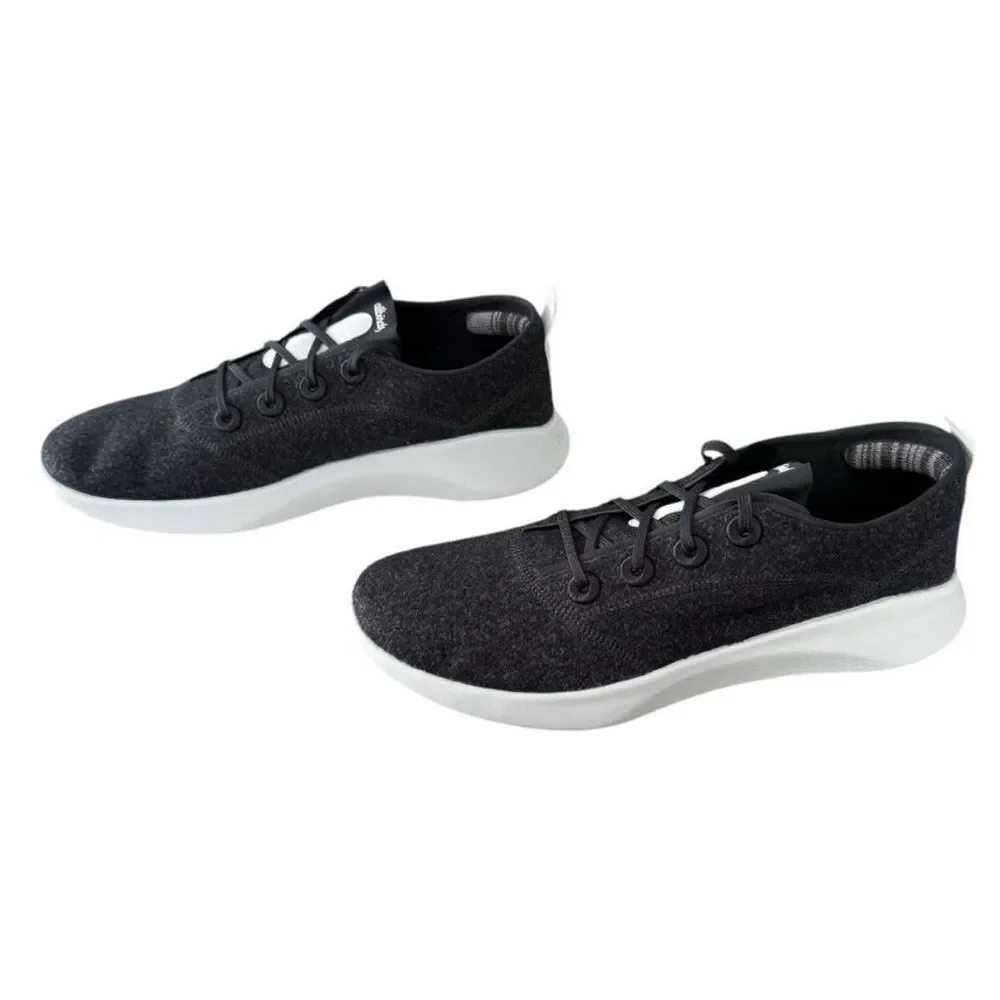 Allbirds SuperLight Wool Runners Men’s 10 Natural Black Gray